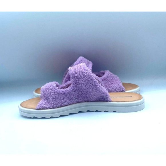 INTENTIONALLY Blank Blink Terry Top Lilac Sandal US 9.5/10 EU40 NWOB Scuffed - Picture 9 of 9